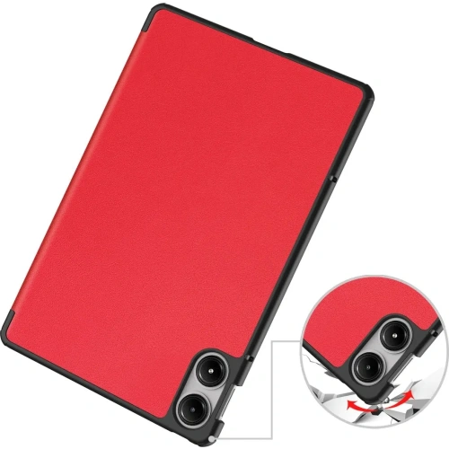 Etui Bizon Case Tab Croc do Xiaomi Redmi Pad Pro 12.1 czerwone