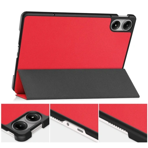 Etui Bizon Case Tab Croc do Xiaomi Redmi Pad Pro 12.1 czerwone