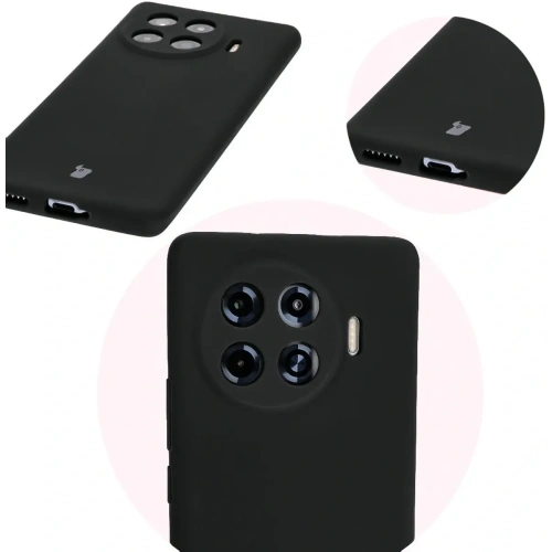 Silikonowe etui Bizon Soft Case do Tecno Spark 20 Pro+ czarne