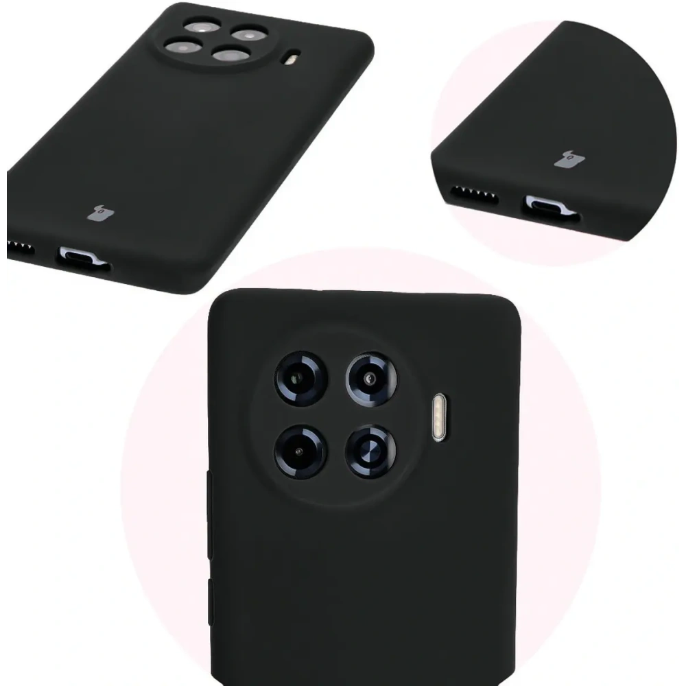 Hurtownia GSM - Bizon Soft Case Tecno Spark 20 Pro+ fekete - BIZ5946 - {ean13} - Hurt
