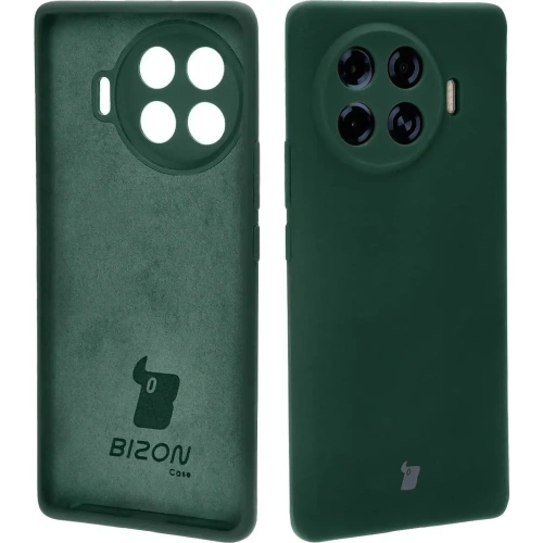 Silikonowe etui Bizon Soft Case do Tecno Spark 20 Pro+ ciemnozielone