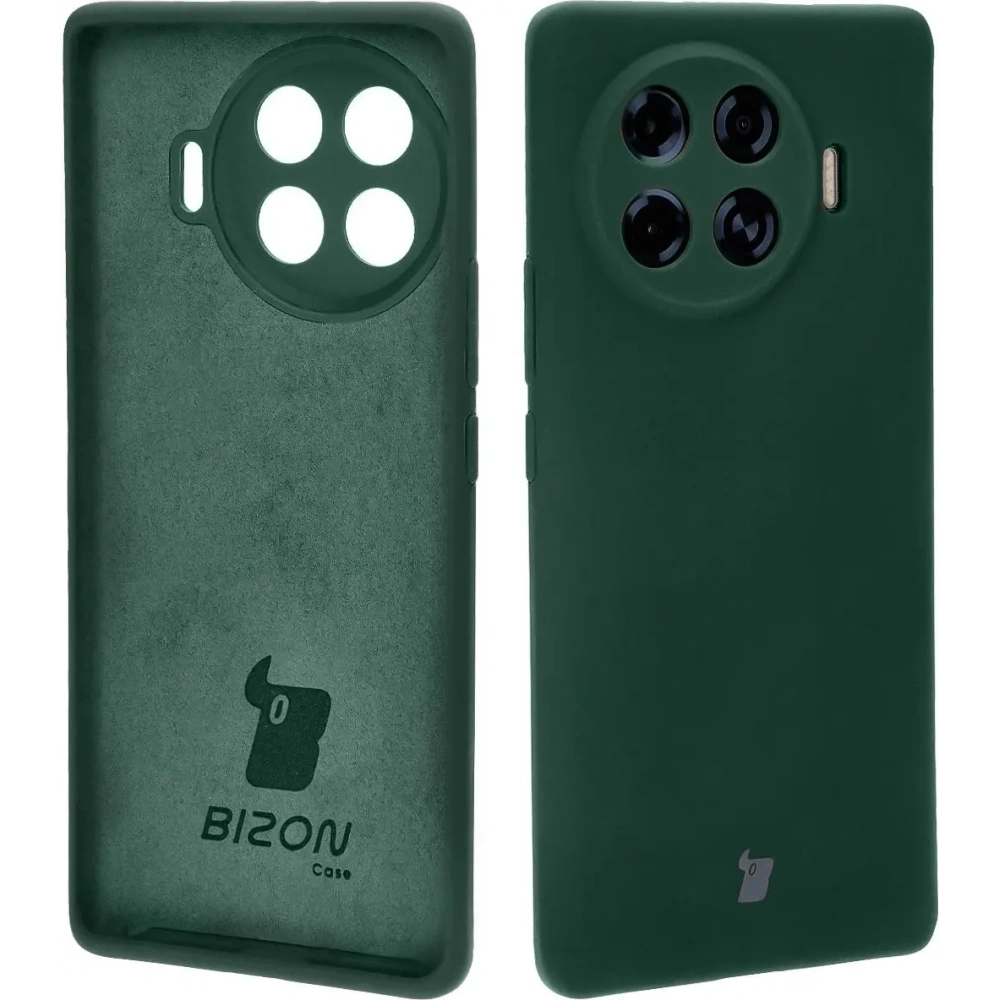 Hurtownia GSM - Silikonowe etui Bizon Soft Case do Tecno Spark 20 Pro+ ciemnozielone - BIZ5947 - {ean13} - Hurt