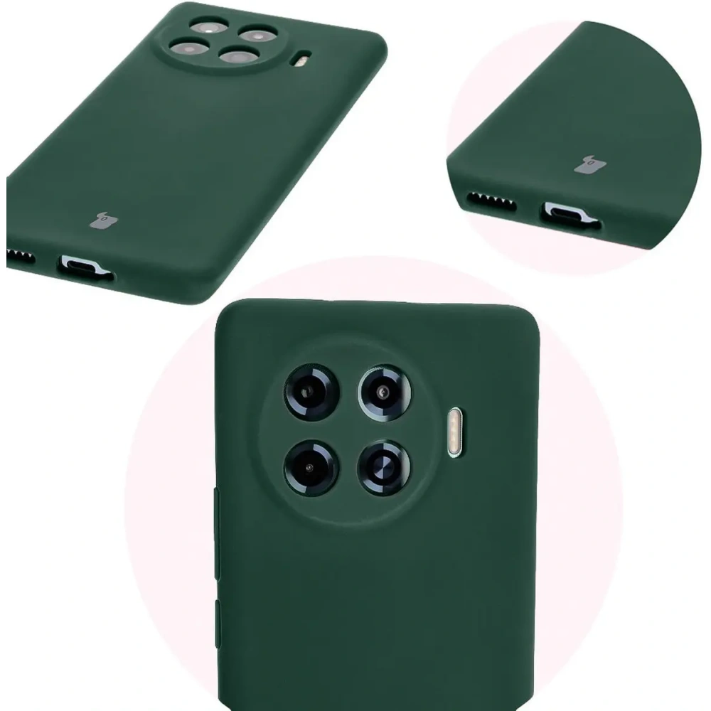Hurtownia GSM - Bizon puha tok Tecno Spark 20 Pro+ sötétzöld - BIZ5947 - {ean13} - Hurt