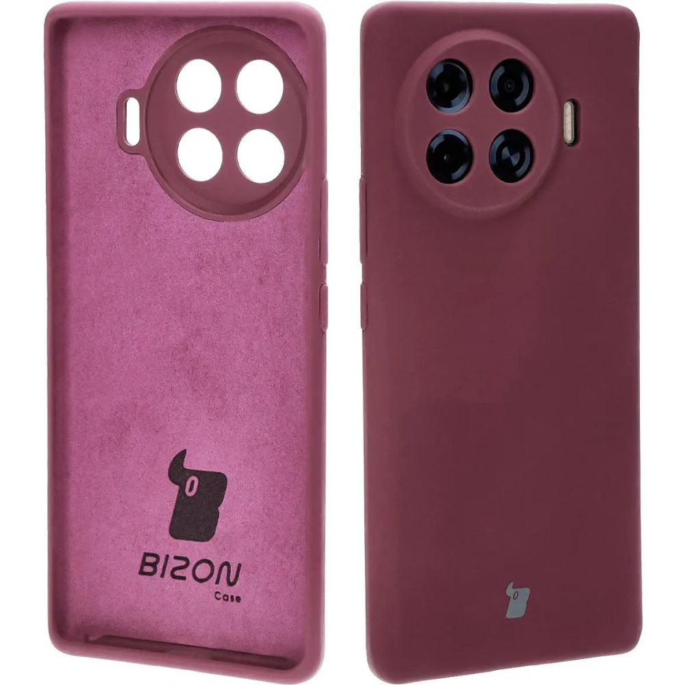 Hurtownia GSM - Bizon puha tok Tecno Spark 20 Pro+ sötétlila - BIZ5948 - {ean13} - Hurt