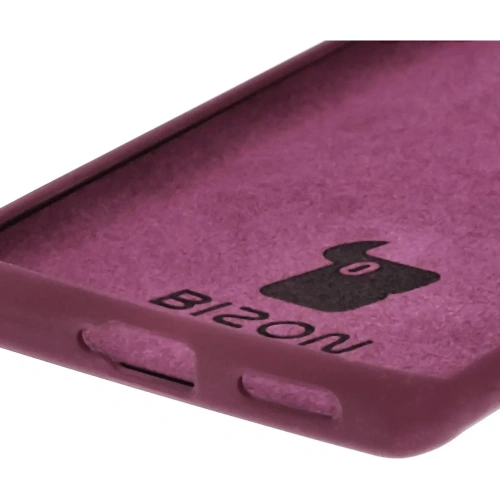 Silikonowe etui Bizon Soft Case do Tecno Spark 20 Pro+ ciemnofioletowe