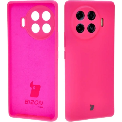Silikonowe etui Bizon Soft Case do Tecno Spark 20 Pro+ neonowo-różowe