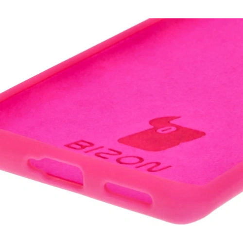 Silikonowe etui Bizon Soft Case do Tecno Spark 20 Pro+ neonowo-różowe
