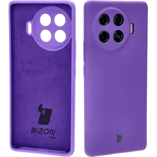 Silikonowe etui Bizon Soft Case do Tecno Spark 20 Pro+ fioletowe