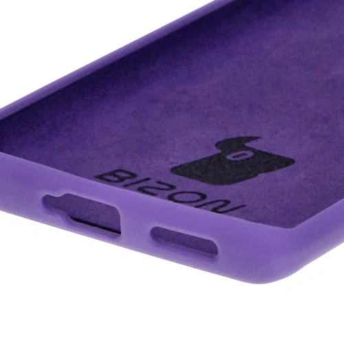Silikonowe etui Bizon Soft Case do Tecno Spark 20 Pro+ fioletowe