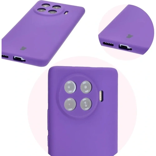 Silikonowe etui Bizon Soft Case do Tecno Spark 20 Pro+ fioletowe