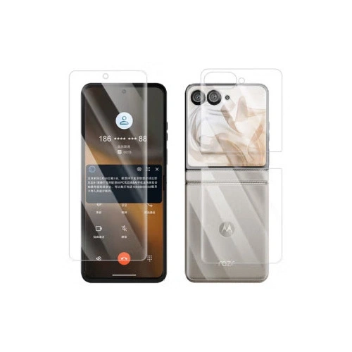 Folia hydrożelowa na tył i przód Bizon Glass Hydrogel Motorola Razr 50