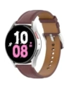 Pasek Bizon Strap Watch Casual do Samsung Galaxy Watch FE/7/6/6 Classic/5/5Pro/4/4 Classic tmavě hnědý