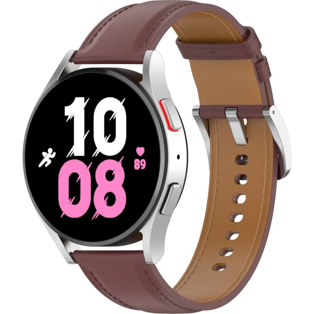 Hurtownia GSM - Pasek Bizon Strap Watch Casual do Samsung Galaxy Watch FE/7/6/6 Classic/5/5Pro/4/4 Classic tmavě hnědý - BIZ5712 - {ean13} - Hurt