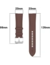 Wholesale Bizon Strap Watch Casual Samsung Galaxy Watch FE/7/6/6 Classic/5/5Pro/4/4 Classic dark brown - BIZ5712 - {ean13} - Hurt