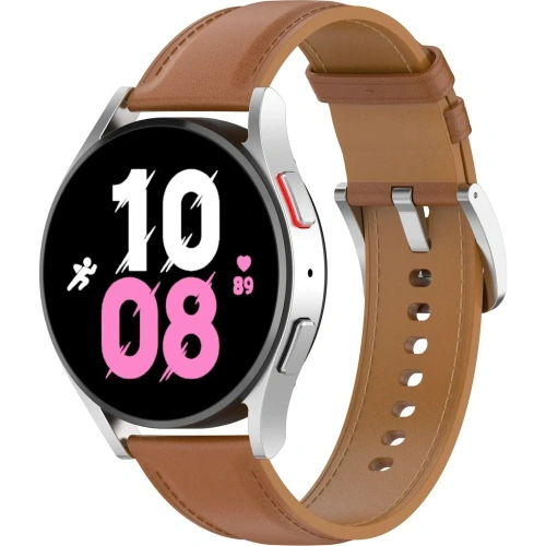 Pasek Bizon Strap Watch Casual do Samsung Galaxy Watch FE/7/6/6 Classic/5/5Pro/4/4 Classic jasnobrązowy