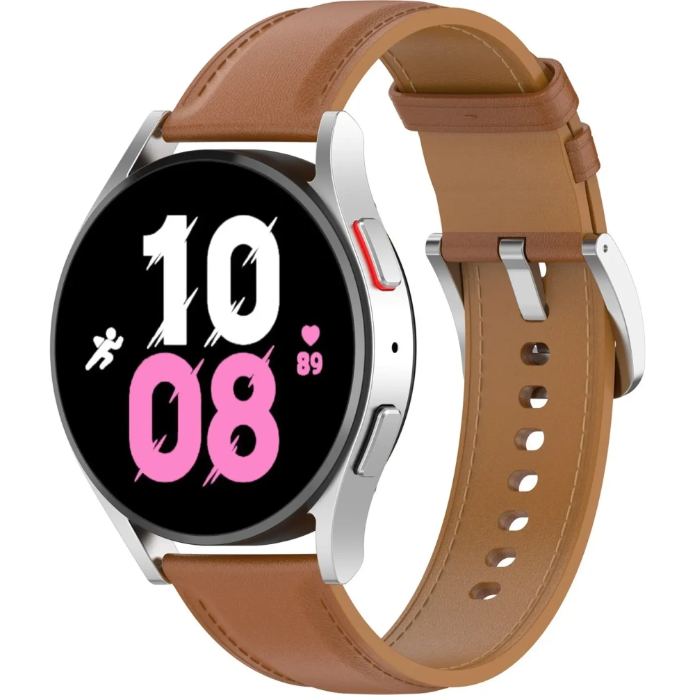 Wholesale Bizon Strap Watch Casual Samsung Galaxy Watch FE/7/6/6 Classic/5/5Pro/4/4 Classic light brown - BIZ5713 - {ean13} - Hurt