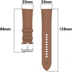 Hurtownia GSM - Pasek Bizon Strap Watch Casual do Samsung Galaxy Watch FE/7/6/6 Classic/5/5Pro/4/4 Classic světle hnědý - BIZ5713 - {ean13} - Hurt