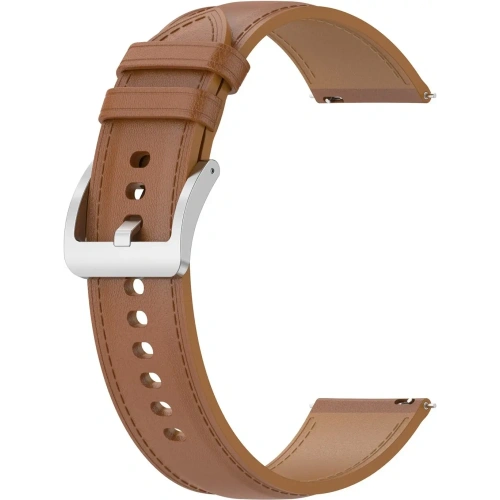 Pasek Bizon Strap Watch Casual do Samsung Galaxy Watch FE/7/6/6 Classic/5/5Pro/4/4 Classic jasnobrązowy