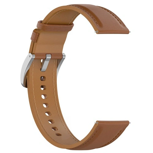 Pasek Bizon Strap Watch Casual do Samsung Galaxy Watch FE/7/6/6 Classic/5/5Pro/4/4 Classic jasnobrązowy