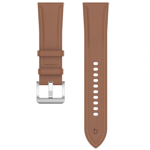 Pasek Bizon Strap Watch Casual do Samsung Galaxy Watch FE/7/6/6 Classic/5/5Pro/4/4 Classic jasnobrązowy