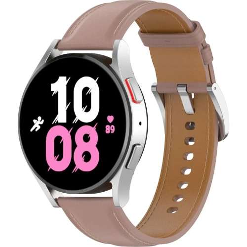 Pasek Bizon Strap Watch Casual do Samsung Galaxy Watch FE/7/6/6 Classic/5/5Pro/4/4 Classic różowy