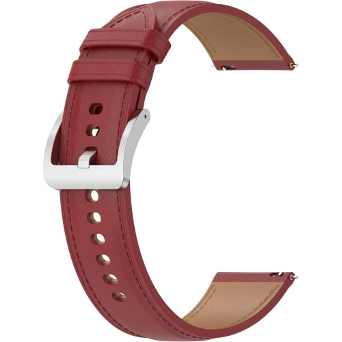 Pasek Bizon Strap Watch Casual do Samsung Galaxy Watch FE/7/6/6 Classic/5/5Pro/4/4 Classic czerwony