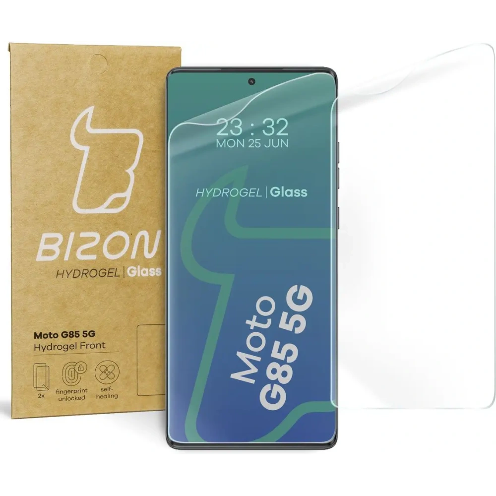 Hurtownia GSM - Folia hydrożelowa na ekran Bizon Glass Hydrogel Front do Motorola Moto G85 5G [2 PACK] - BIZ5964 - {ean13} - Hurt