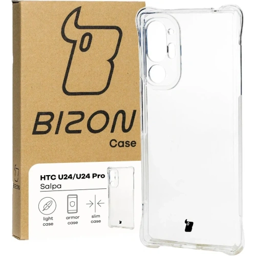 Elastyczne etui Bizon Case Salpa do HTC U24 Pro przezroczyste
