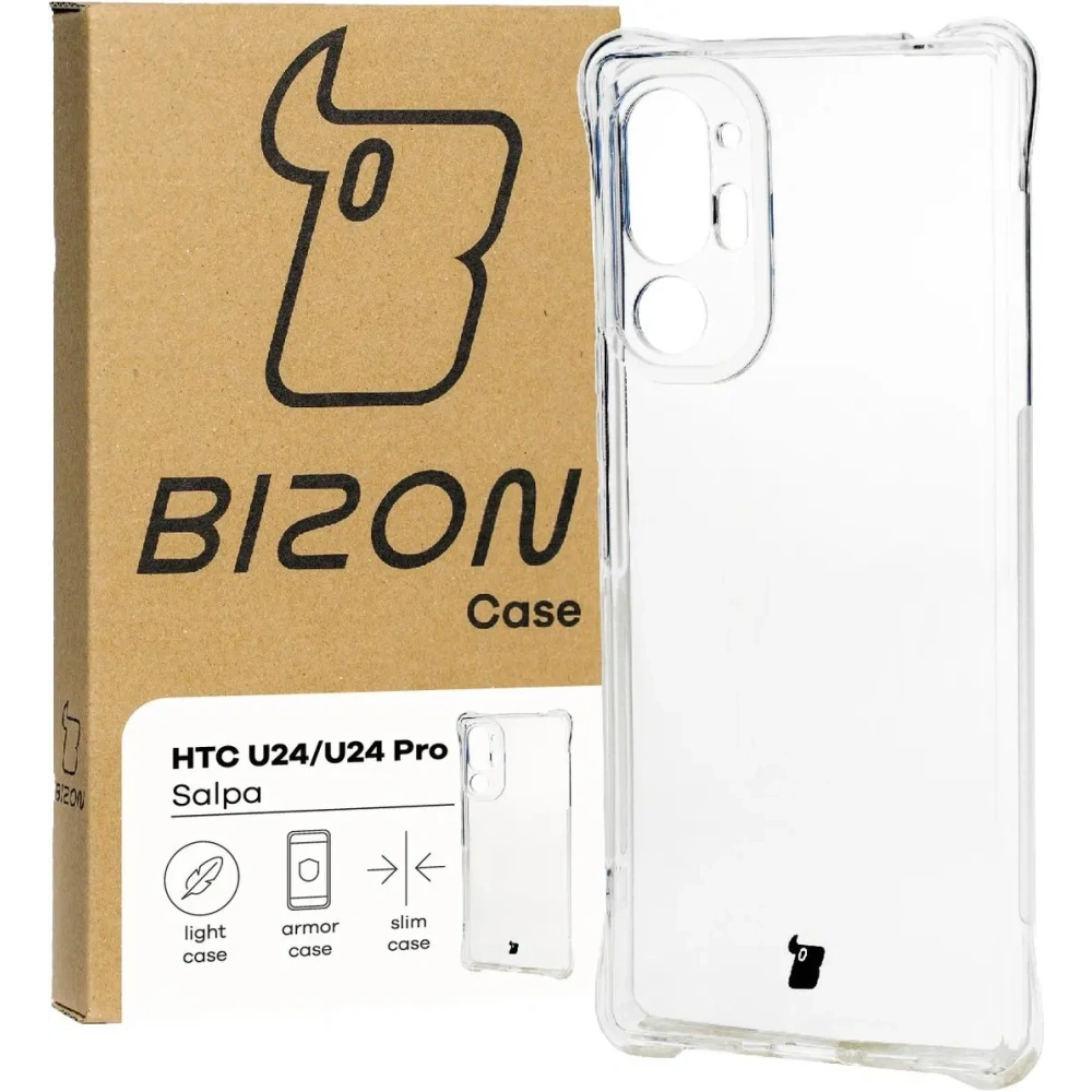 Hurtownia GSM - Bizon Case Salpa HTC U24 Pro átlátszó - BIZ5717 - {ean13} - Hurt