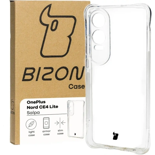 Elastyczne etui Bizon Case Salpa do OnePlus Nord CE4 Lite 5G przezroczyste
