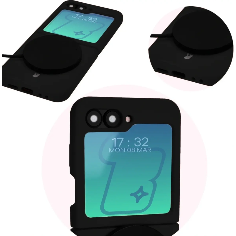 Hurtownia GSM - Bizon Soft Case Samsung Galaxy Z Flip6 schwarz - BIZ5720 - {ean13} - Hurt