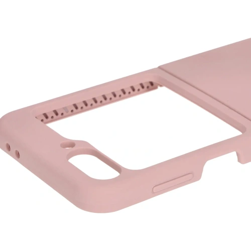 Silikonowe etui Bizon Soft Case do Samsung Galaxy Z Flip6 / 7 FE jasnoróżowe