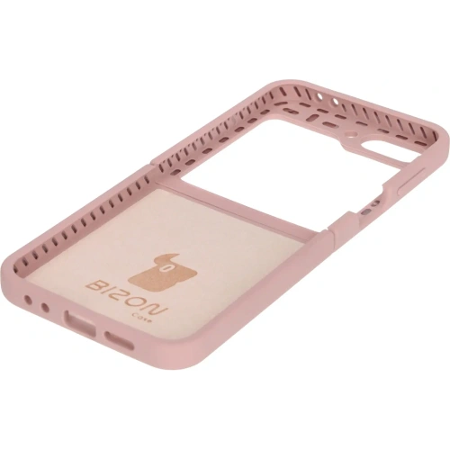 Silikonowe etui Bizon Soft Case do Samsung Galaxy Z Flip6 / 7 FE jasnoróżowe