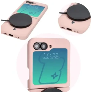 Hurtownia GSM - Bizon Soft Case Samsung Galaxy Z Flip6 világos rózsaszín - BIZ5721 - {ean13} - Hurt