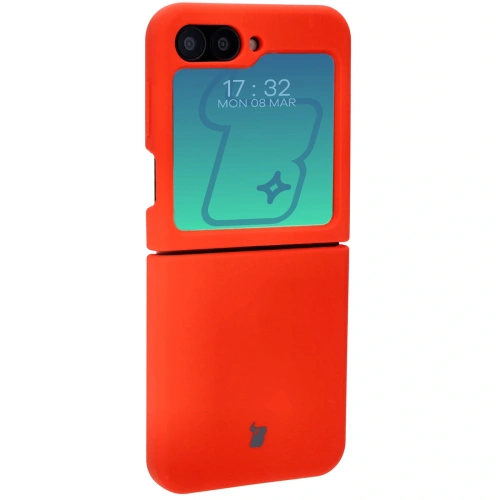 Silikonowe etui Bizon Soft Case do Samsung Galaxy Z Flip6 / 7 FE czerwone