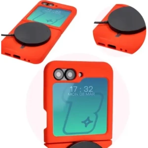 Hurtownia GSM - Bizon Soft Case Samsung Galaxy Z Flip6 piros - BIZ5723 - {ean13} - Hurt
