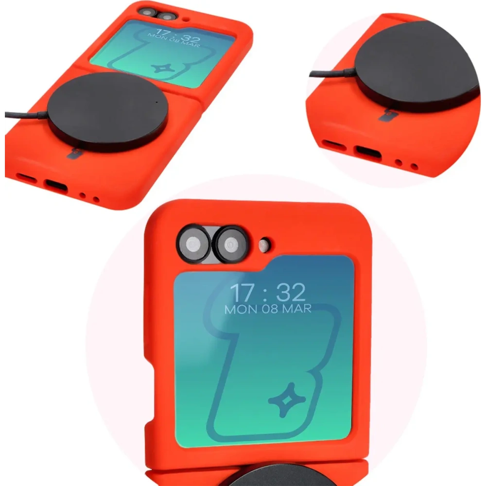 Hurtownia GSM - Bizon Soft Case Samsung Galaxy Z Flip6 rot - BIZ5723 - {ean13} - Hurt