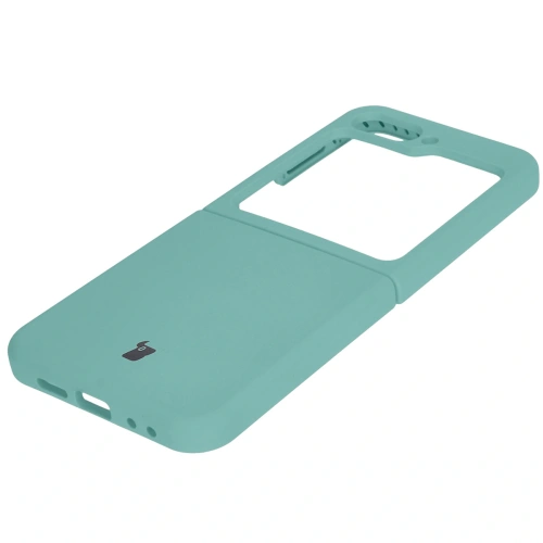 Silikonowe etui Bizon Soft Case do Samsung Galaxy Z Flip6 / 7 FE turkusowe