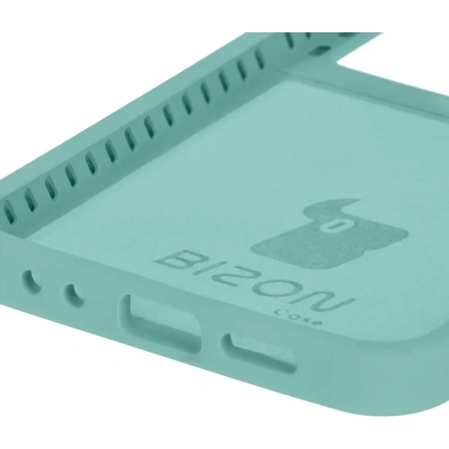 Silikonowe etui Bizon Soft Case do Samsung Galaxy Z Flip6 / 7 FE turkusowe