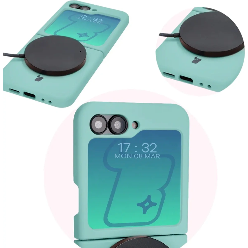 Hurtownia GSM - Bizon Soft Case Samsung Galaxy Z Flip6 türkis - BIZ5724 - {ean13} - Hurt