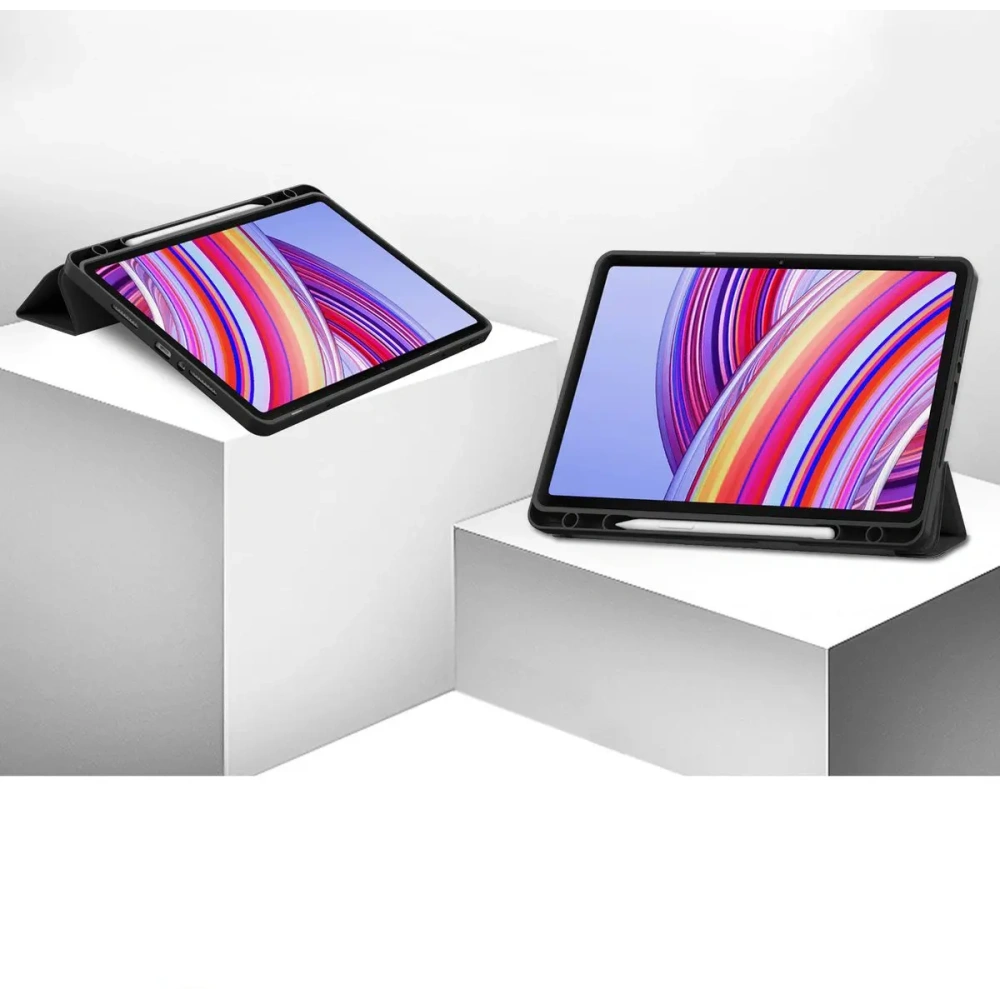 Hurtownia GSM - Etui z klapką Bizon Case Tab Lizard do Xiaomi Redmi Pad Pro 12.1 czarne - BIZ5973 - {ean13} - Hurt