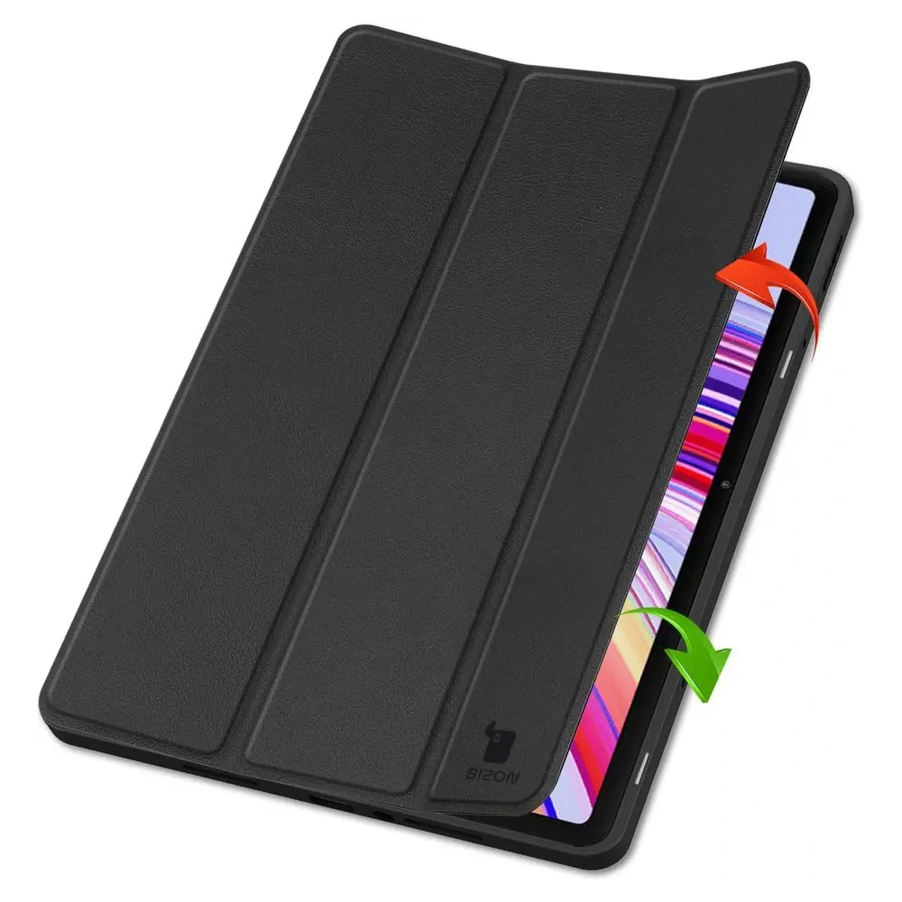 Hurtownia GSM - Etui z klapką Bizon Case Tab Lizard do Xiaomi Redmi Pad Pro 12.1 czarne - BIZ5973 - {ean13} - Hurt
