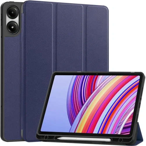 Etui z klapką Bizon Case Tab Lizard do Xiaomi Redmi Pad Pro 12.1 granatowe