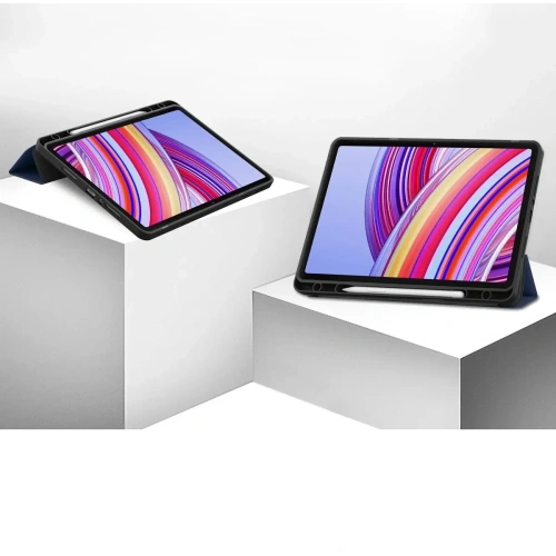 Etui z klapką Bizon Case Tab Lizard do Xiaomi Redmi Pad Pro 12.1 granatowe