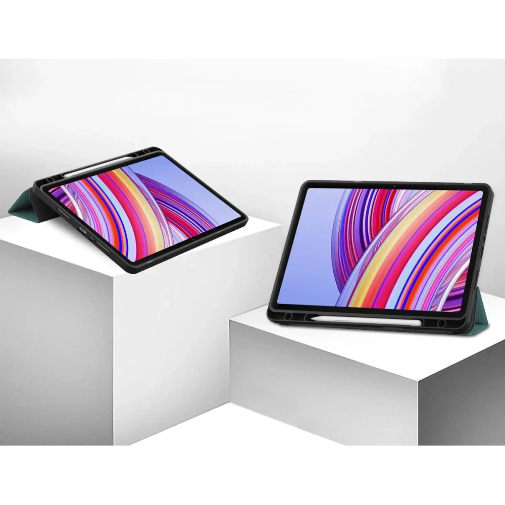 Hurtownia GSM - Bizon Case Tab Lizard Xiaomi Redmi Pad Pro 12.1 sötétzöld - BIZ5975 - {ean13} - Hurt