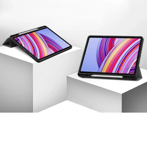 Etui z klapką Bizon Case Tab Lizard do Xiaomi Redmi Pad Pro 12.1 szare