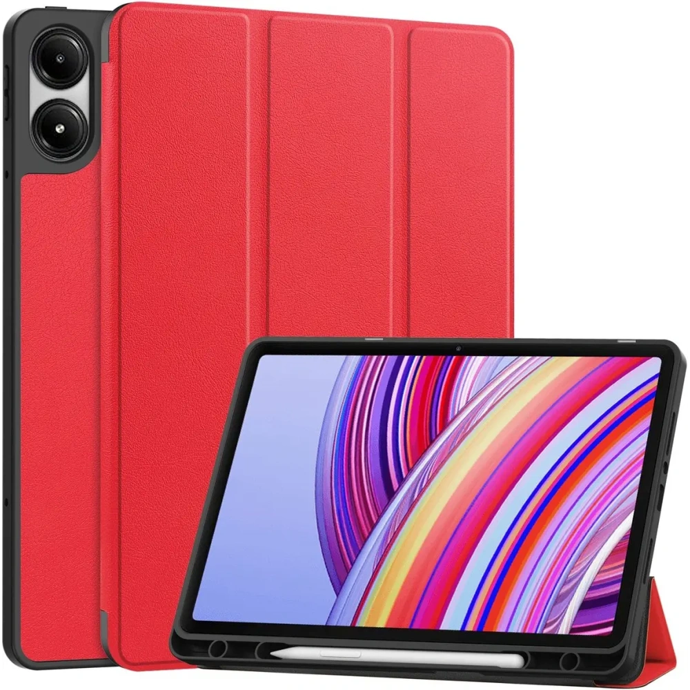 Hurtownia GSM - Etui z klapką Bizon Case Tab Lizard do Xiaomi Redmi Pad Pro 12.1 červené - BIZ5978 - {ean13} - Hurt
