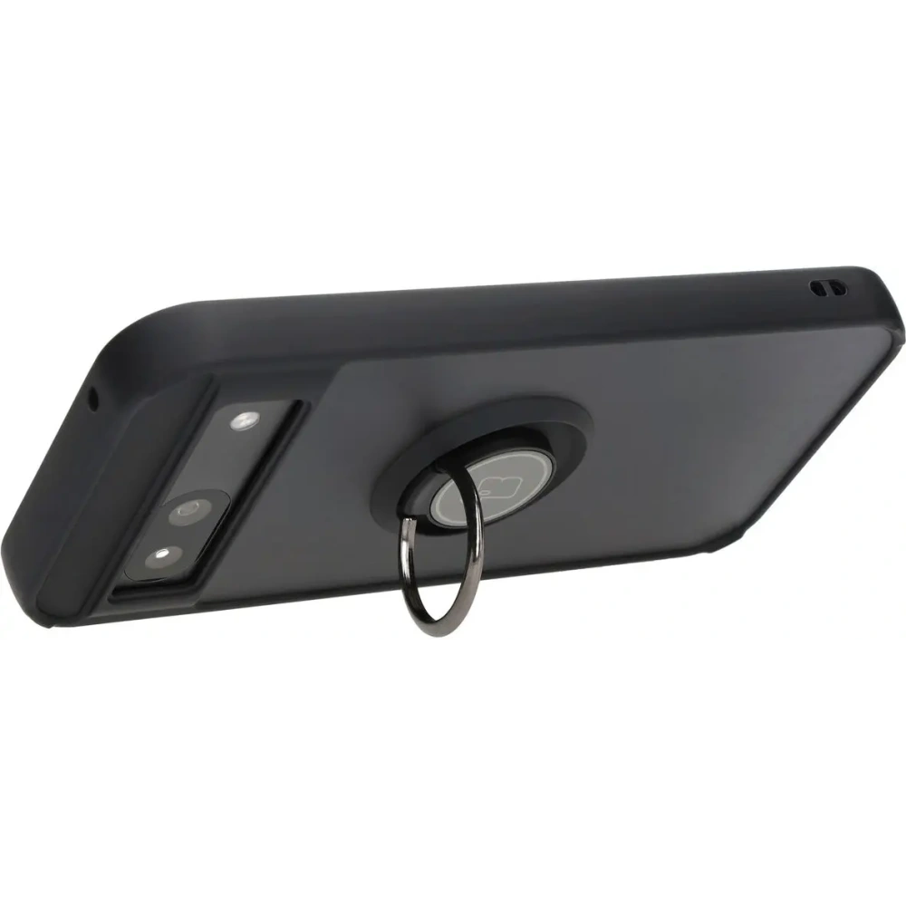 Hurtownia GSM - Bizon Case Hybrid Ring Google Pixel 8a smoky cu un cadru negru - BIZ5979 - {ean13} - Hurt