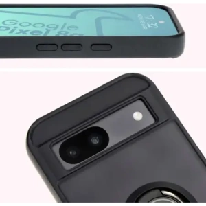 Hurtownia GSM - Etui s úchopem na prst Bizon Case Hybrid Ring pro Google Pixel 8a kouřové s černým rámem - BIZ5979 - {ean13} - Hurt