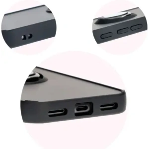 Hurtownia GSM - Etui s úchopem na prst Bizon Case Hybrid Ring pro Google Pixel 8a kouřové s černým rámem - BIZ5979 - {ean13} - Hurt
